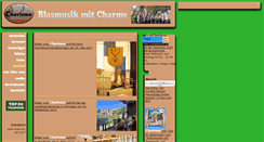 Desktop Screenshot of blaskapelle-charisma.de