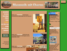 Tablet Screenshot of blaskapelle-charisma.de